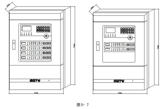 GST-QKP04、GST-QKP04/2氣體滅火控制器外形尺寸圖