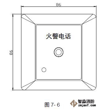 TS-GSTN603消防電話插孔外形尺寸圖